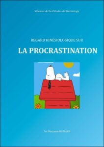 Mémoire de fin d'études sur la procrastination présenté par Benjamin Richard